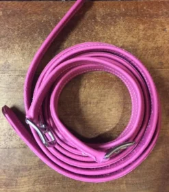 Bubble Gum Pink Stirrup Leathers