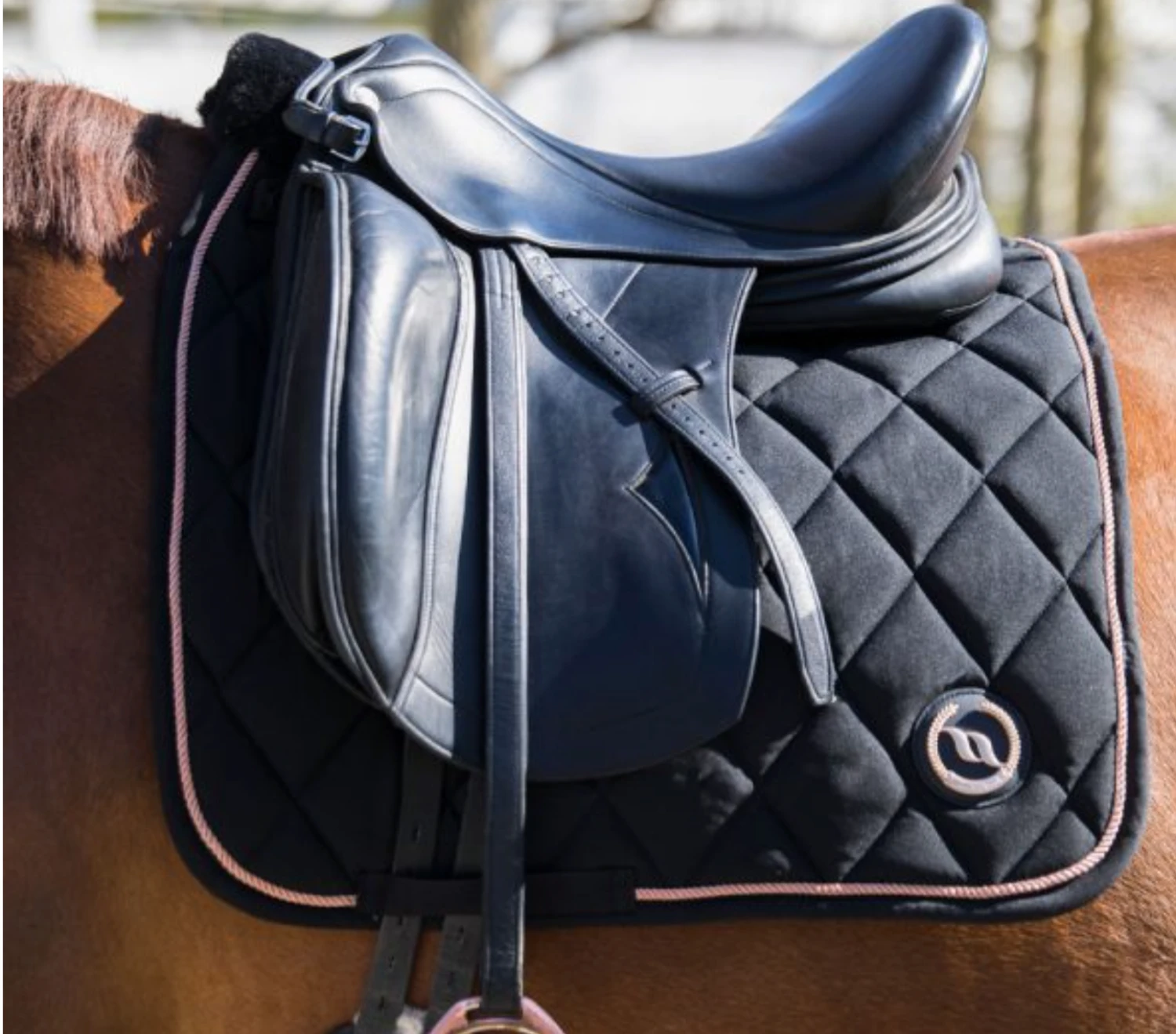Back On Track Haze Collection Dressage Saddle Pad 1 Back On Track Haze Collection Dressage Saddle Pad